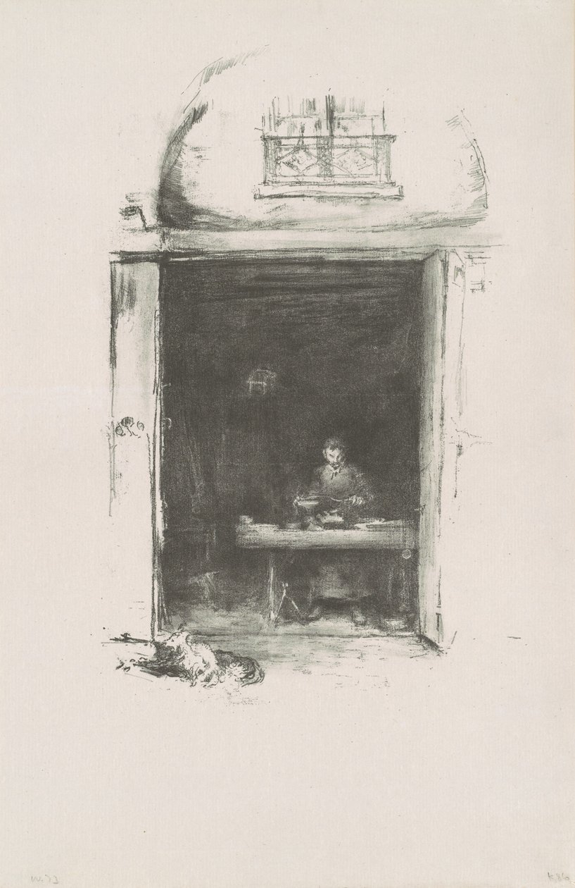 De Smid, Passage du Dragon door James Abbott McNeill Whistler