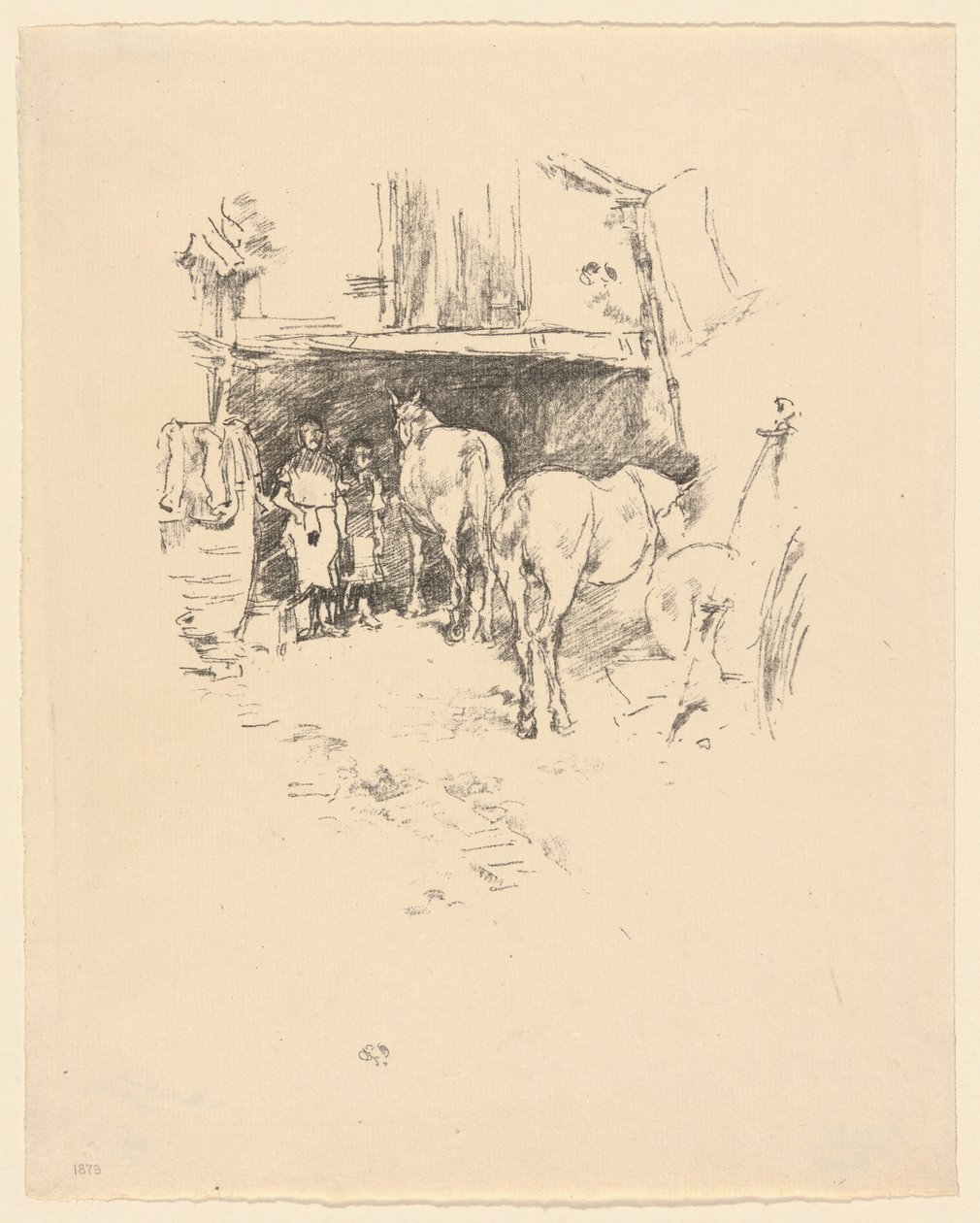 De werf van Smith door James McNeill Whistler