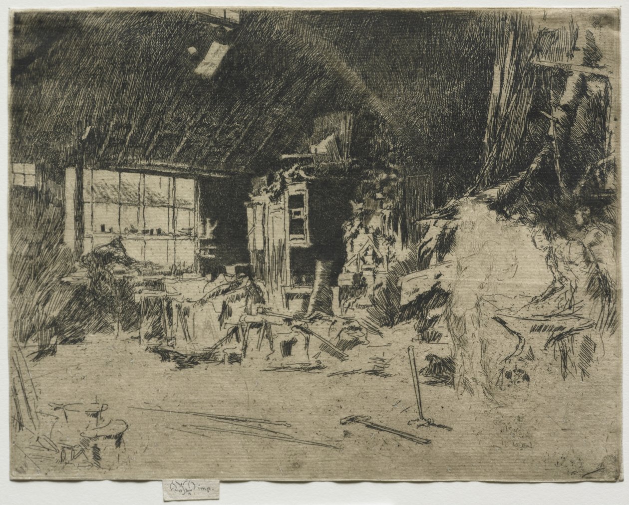 De smederij door James McNeill Whistler