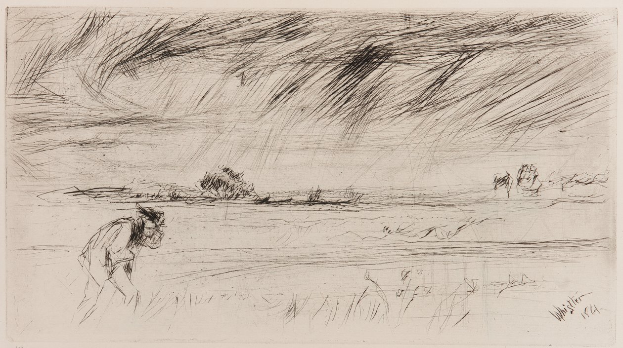 De Storm door James Abbott McNeill Whistler