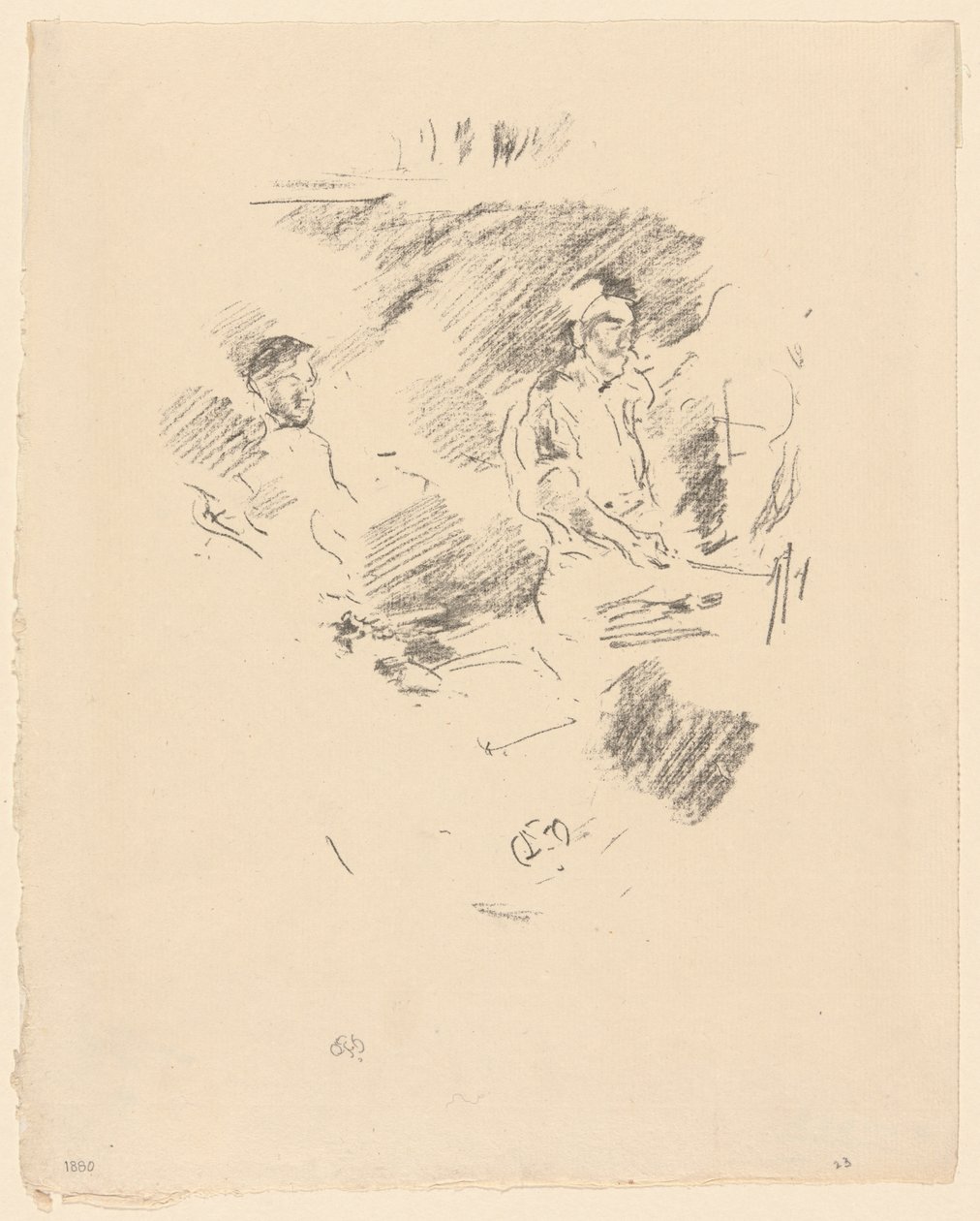 De Sterke Arm door James Abbott McNeill Whistler