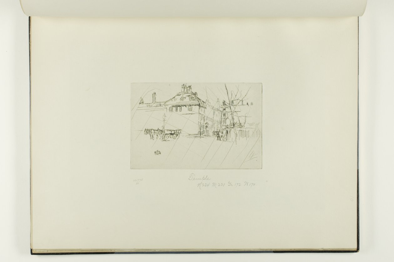 De Tempel door James McNeill Whistler
