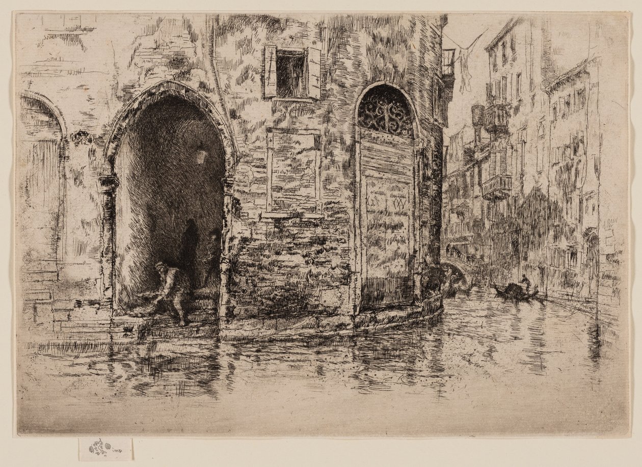 De Twee Deuren door James Abbott McNeill Whistler
