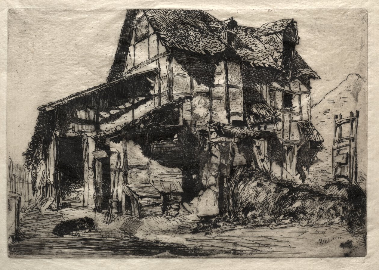 Het onveilige huurhuis door James McNeill Whistler