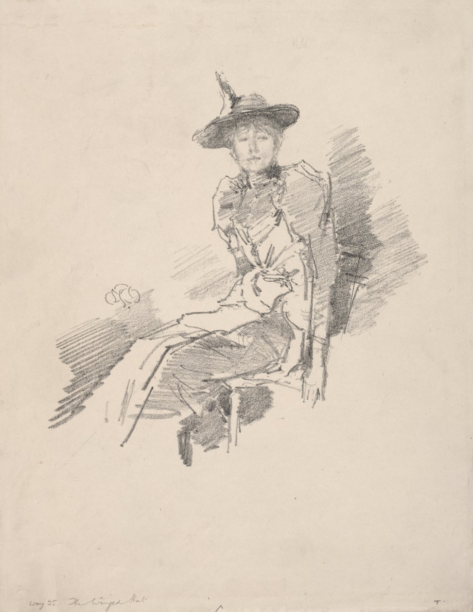 De gevleugelde hoed door James McNeill Whistler