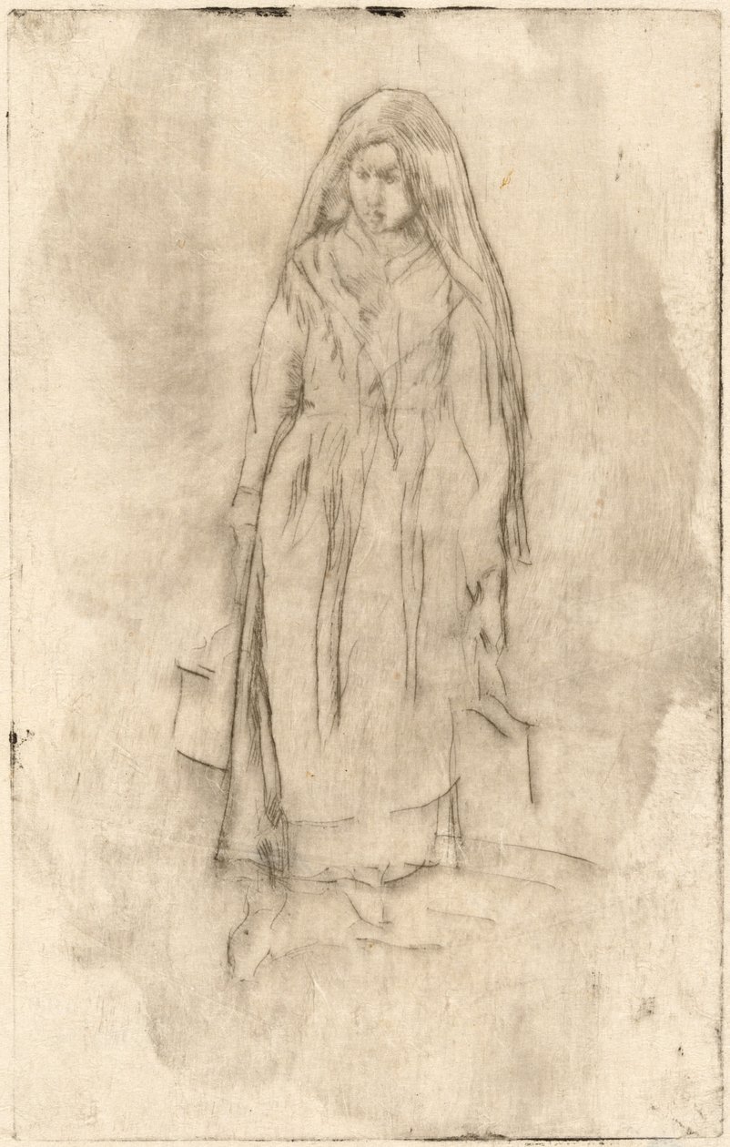Venetiaanse Waterdrager door James Abbott McNeill Whistler