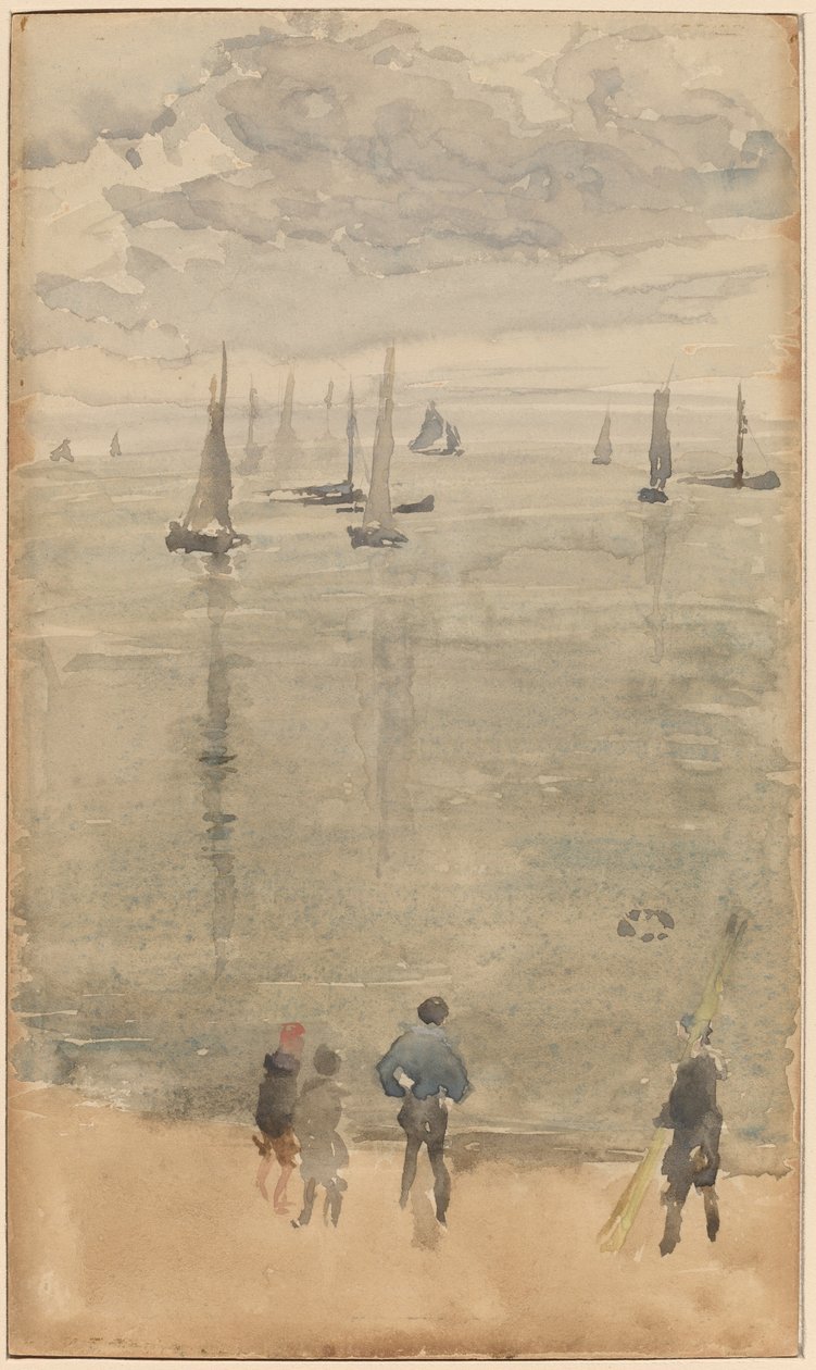 Violet...De Terugkeer van de Vissersboten door James Abbott McNeill Whistler