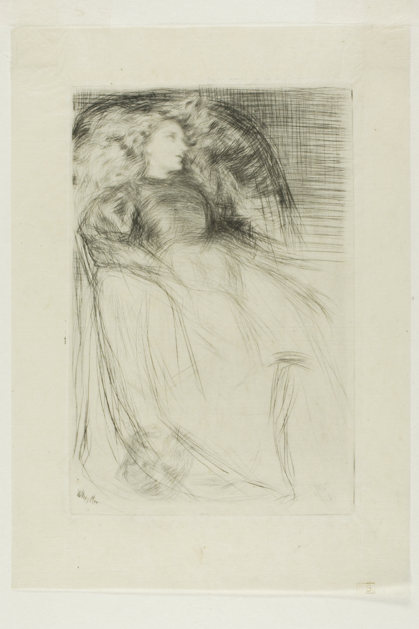 Vermoeid door James Abbott McNeill Whistler