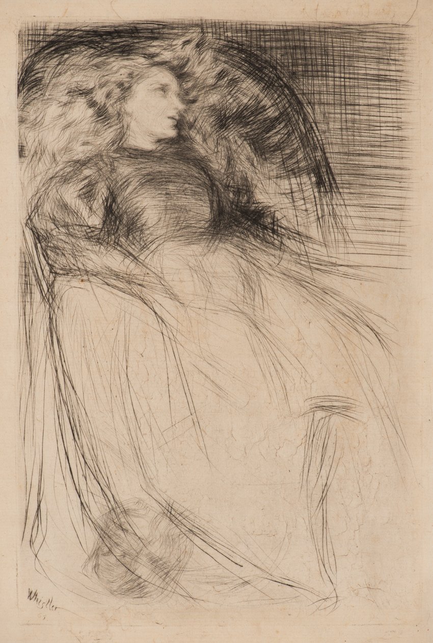 Vermoeid door James McNeill Whistler