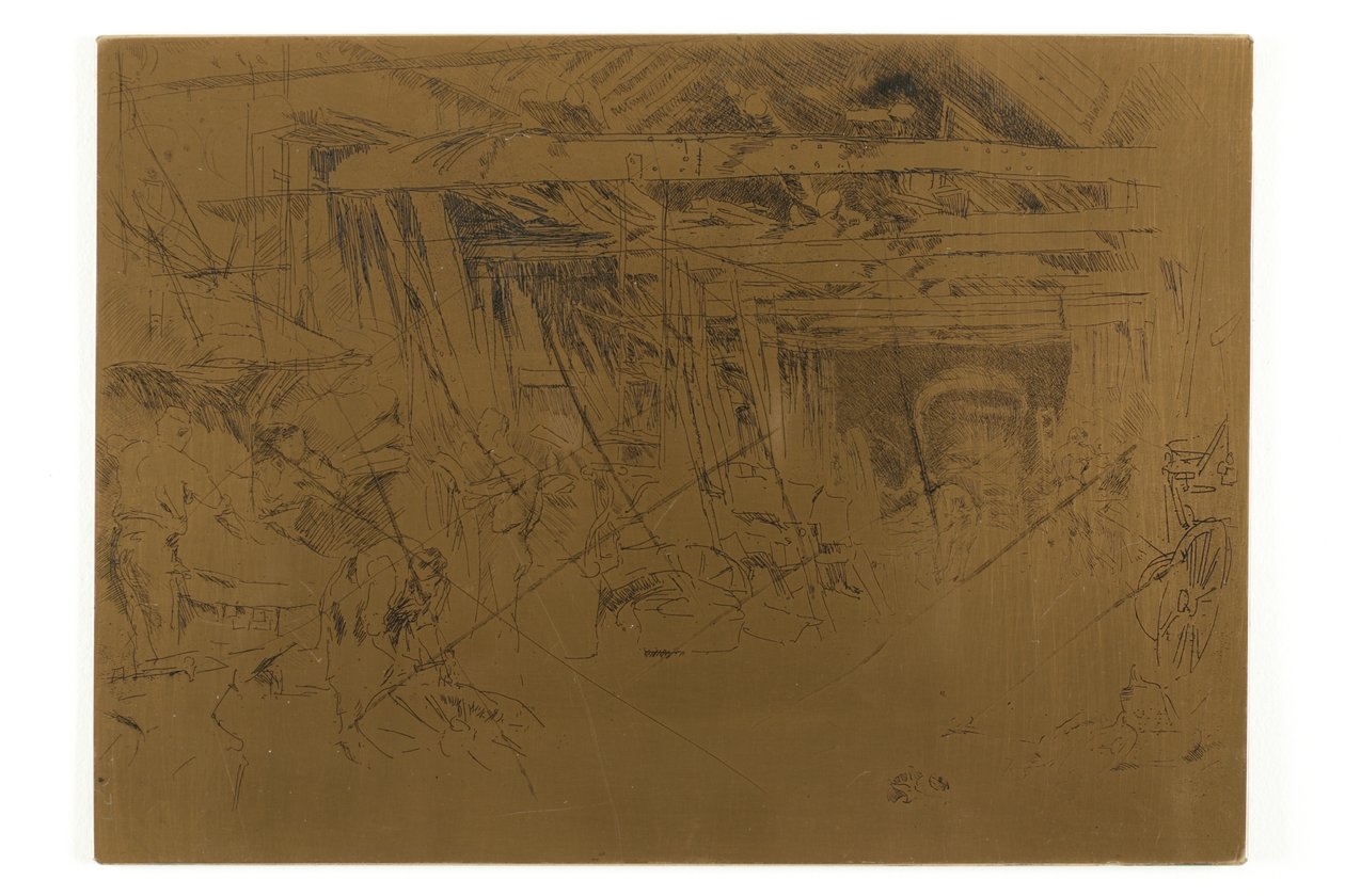 Wielmaker door James Abbott McNeill Whistler