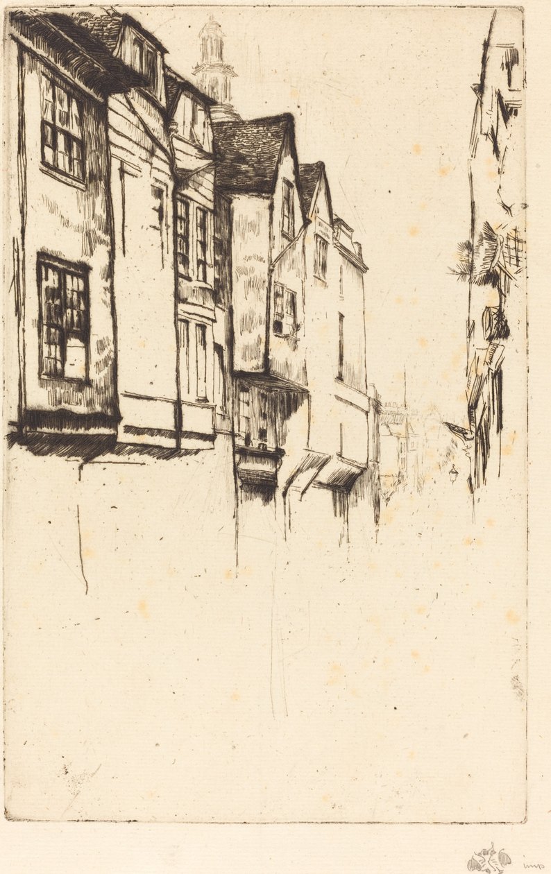 Wych Street door James Abbott McNeill Whistler