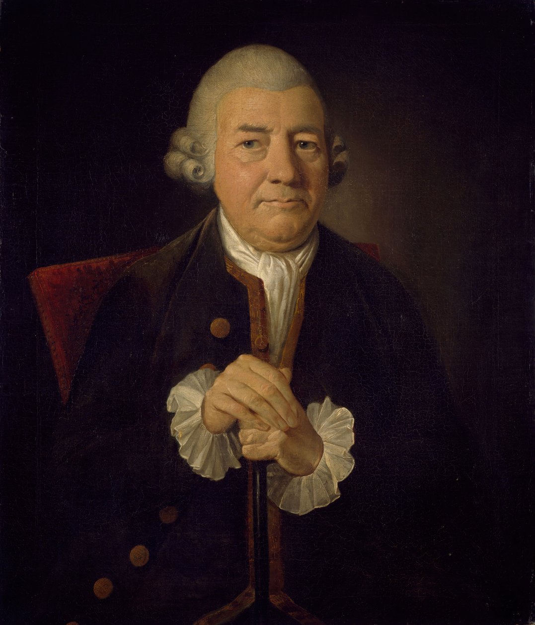 Portret van John Baskerville 1706-1775, 1774 door James Millar