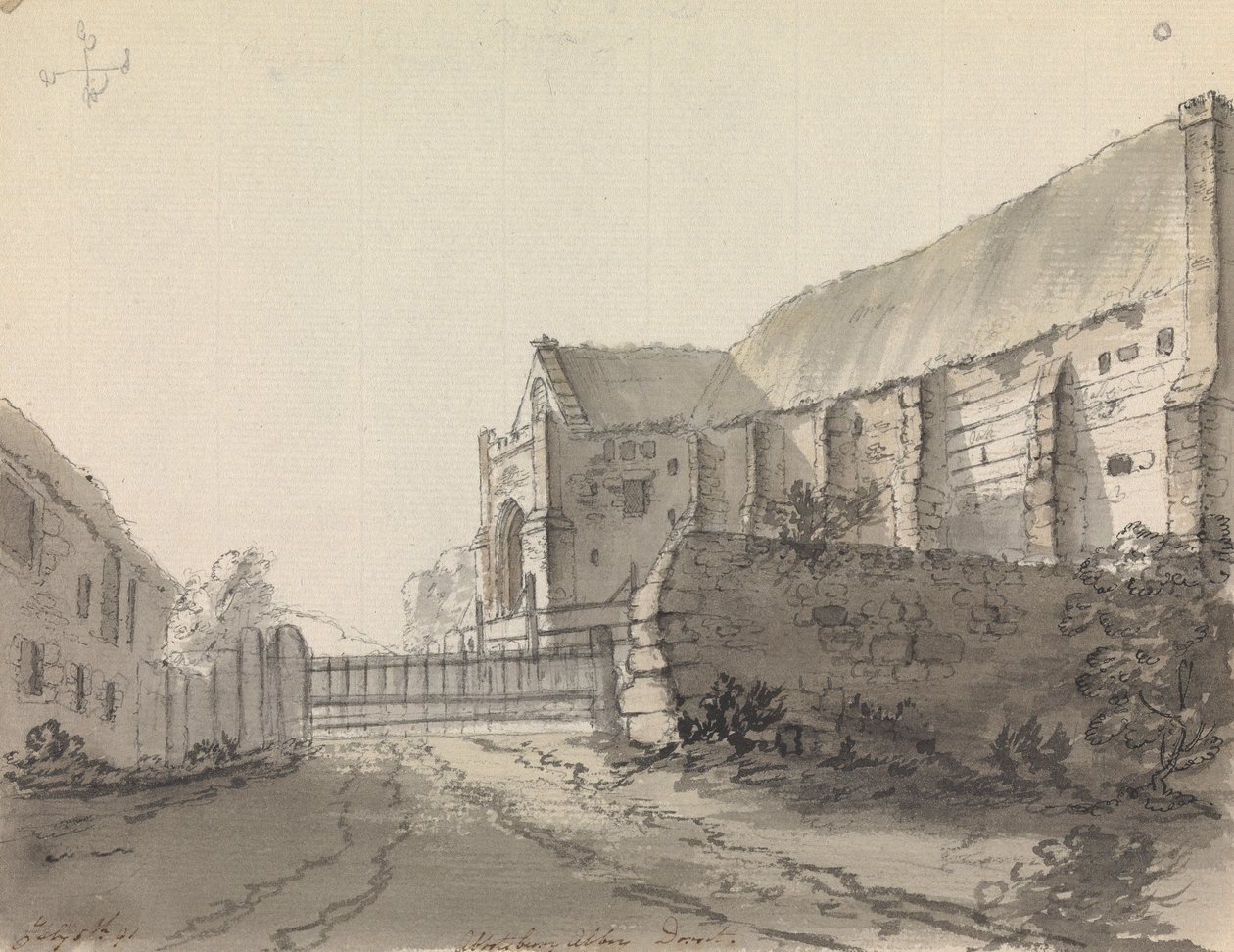 Abbotsbury Abdij, Dorset, Engeland door James Moore