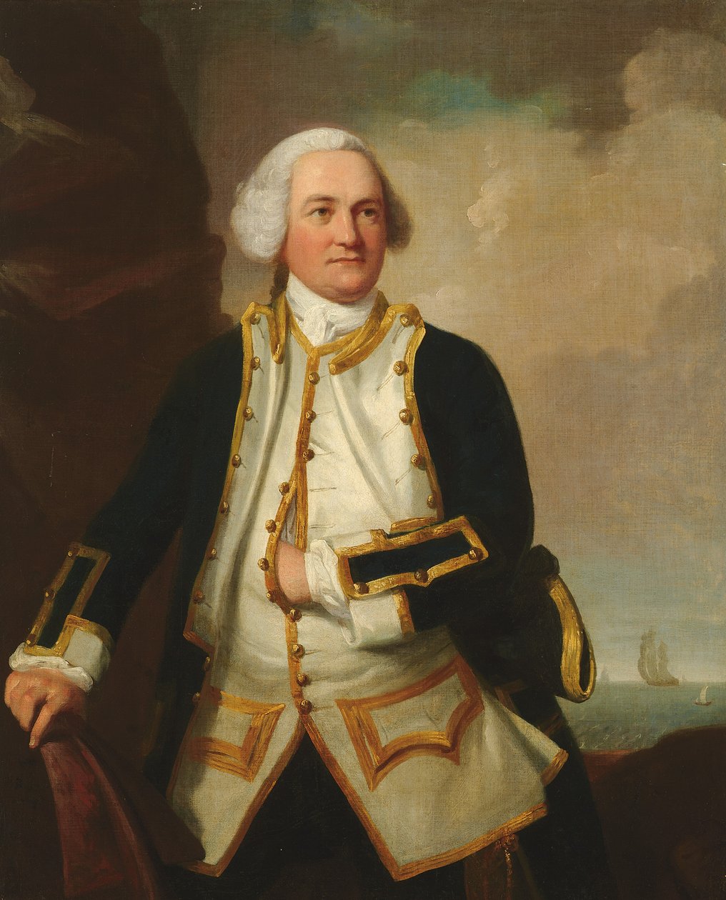 Portret van admiraal Samuel Graves | James Northcote