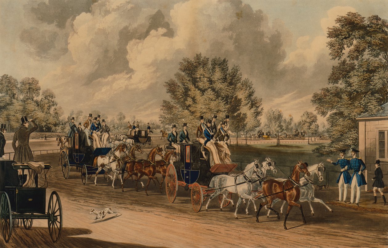 De Four in Hand Club, Hyde Park door James Pollard