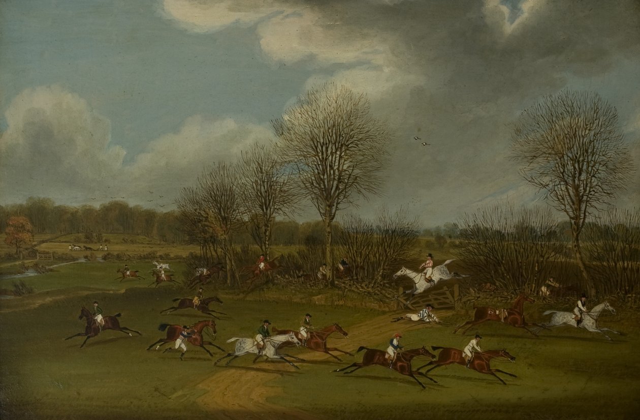 De St Albans Grand Steeplechase van 8 maart 1832, 1832-33 door James Pollard