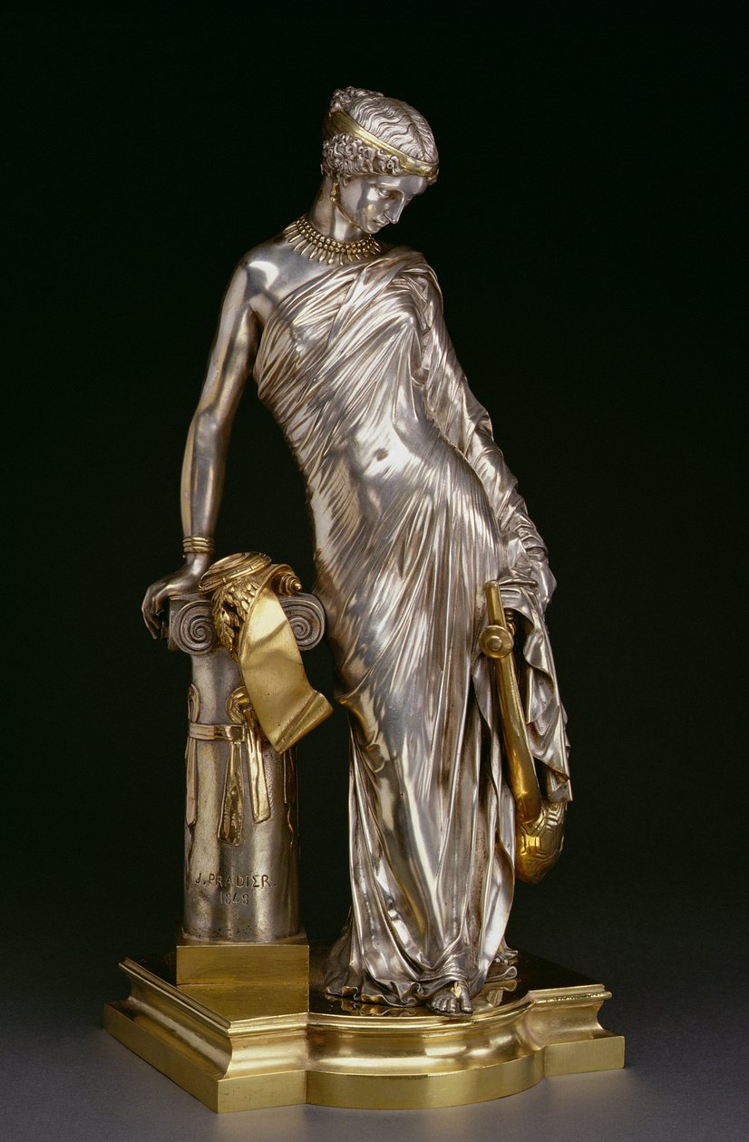 Beeld van Sappho Staand, 1848 door James Pradier