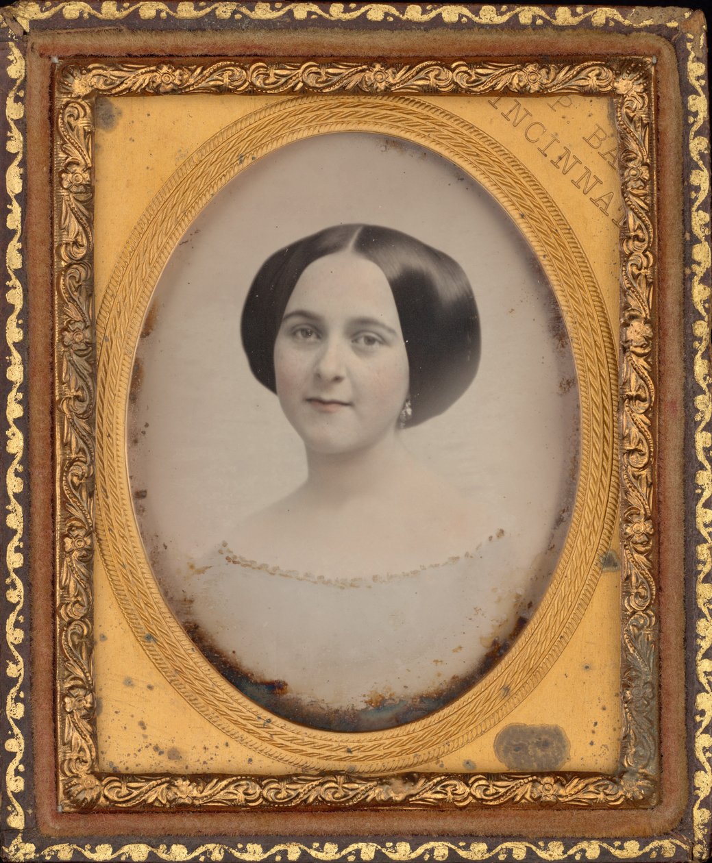Portret van een vrouw,c. 1850 (foto) door James Presley Ball