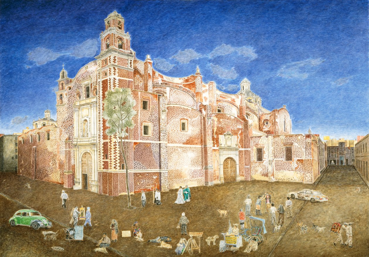 Vrouwen Vechten voor de Kerk van Santa Catarina, 2001 door James Reeve