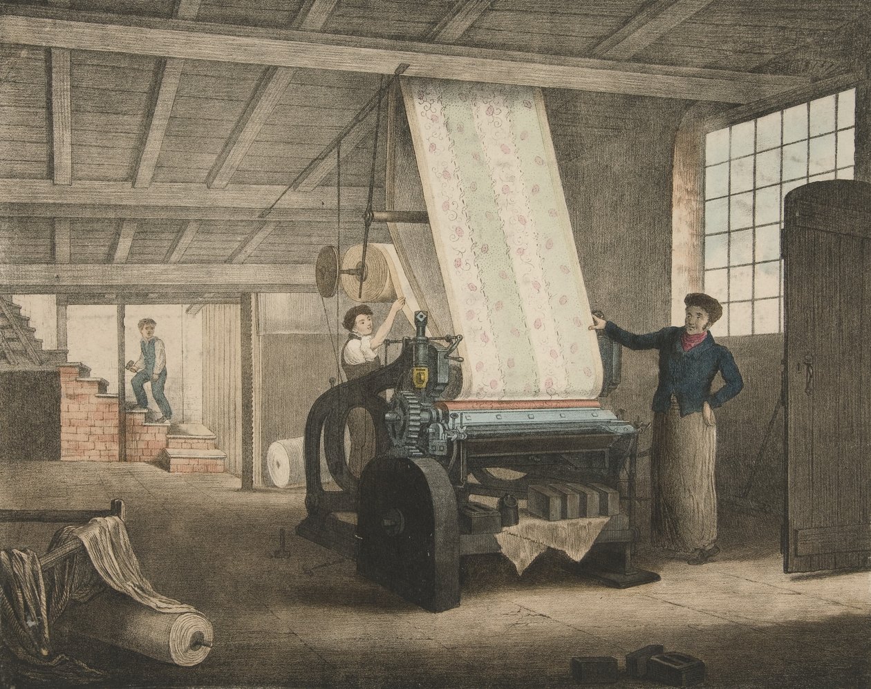 Drukken, Voortgang van Katoen Nr. 12 door James Richard Barfoot