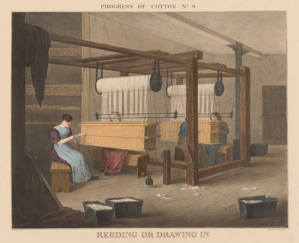 Voortgang van Katoen: #9 - Rieten of inrijgen door James Richard Barfoot