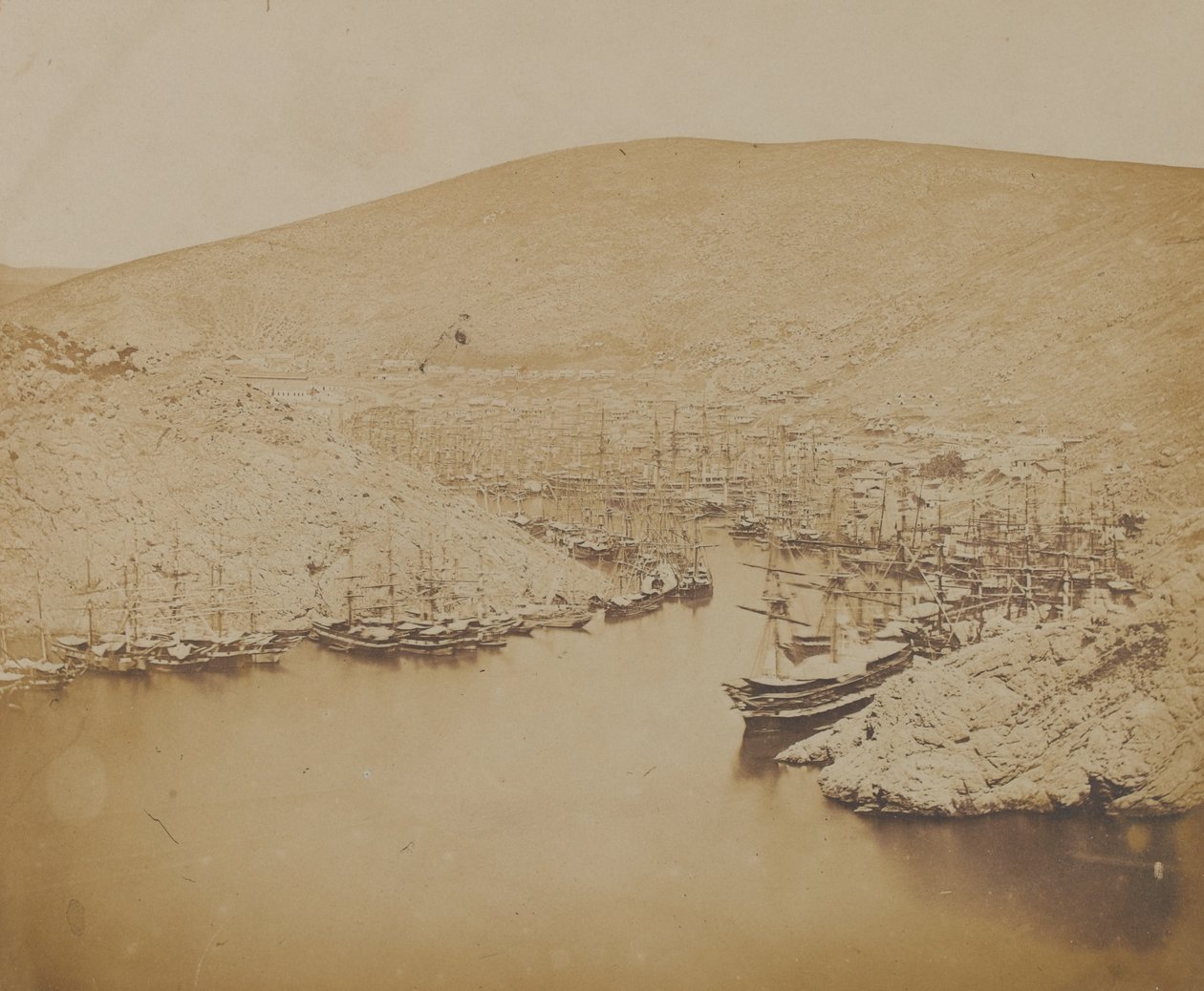 Haven van Balaklava, 1855 door James Robertson