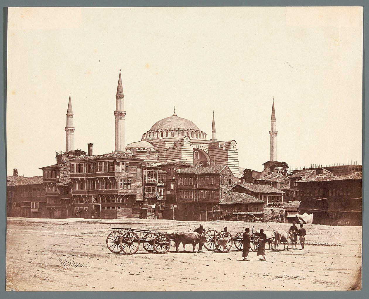 "Sint-Sofia" [Istanboel. Ayasofya-moskee (Hagia Sophia)] door James Robertson
