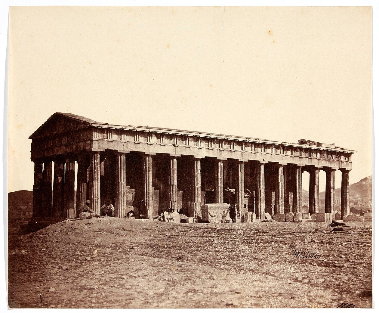 "Tempel van Theseus" [Athene. Theseion - eigenlijk de Tempel van Hephaistos] door James Robertson