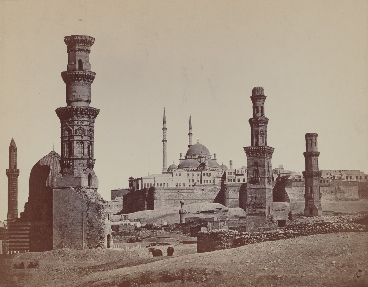 Graven van Mamelukken,1857 (foto) door James Robertson