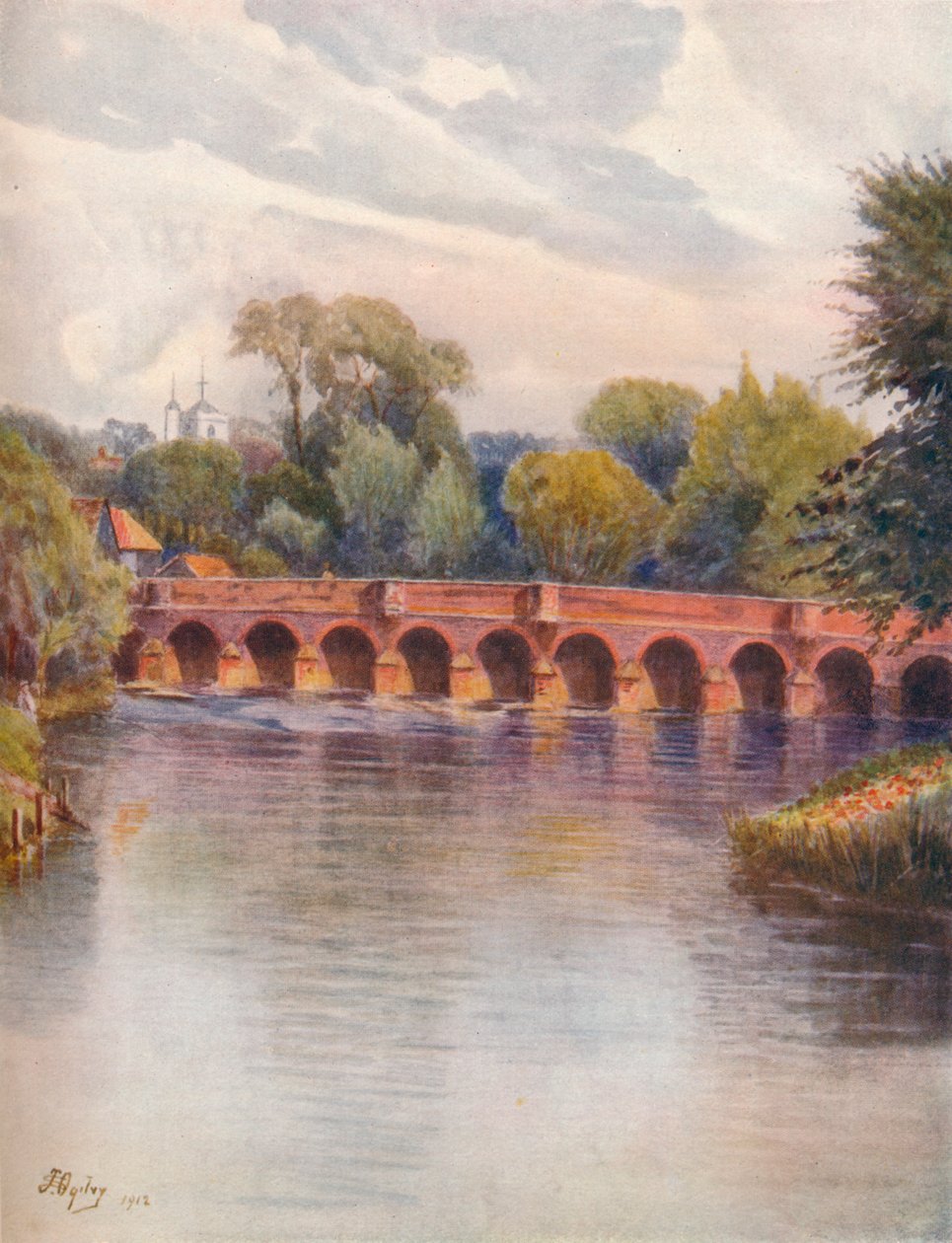 Leatherhead Bridge door James S Ogilvy