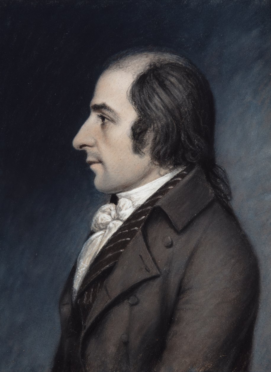 Albert Gallatin, circa 1797 door James Sharples
