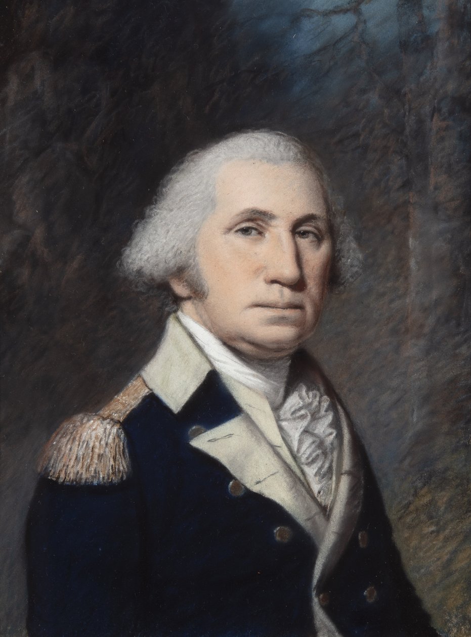 George Washington, waarschijnlijk 1796-97 door James Sharples