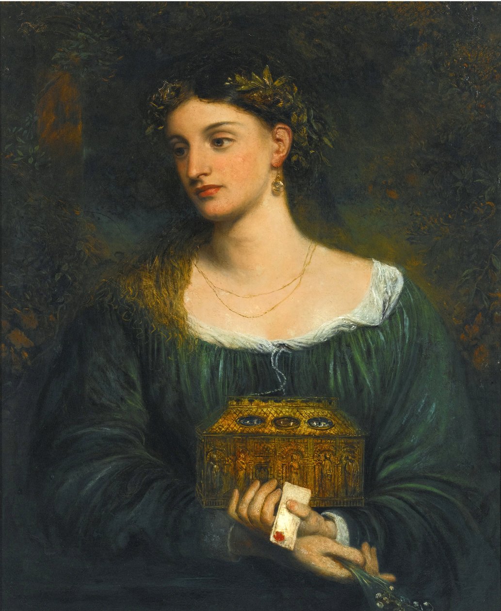 Pandora (Pandore) door James Smetham