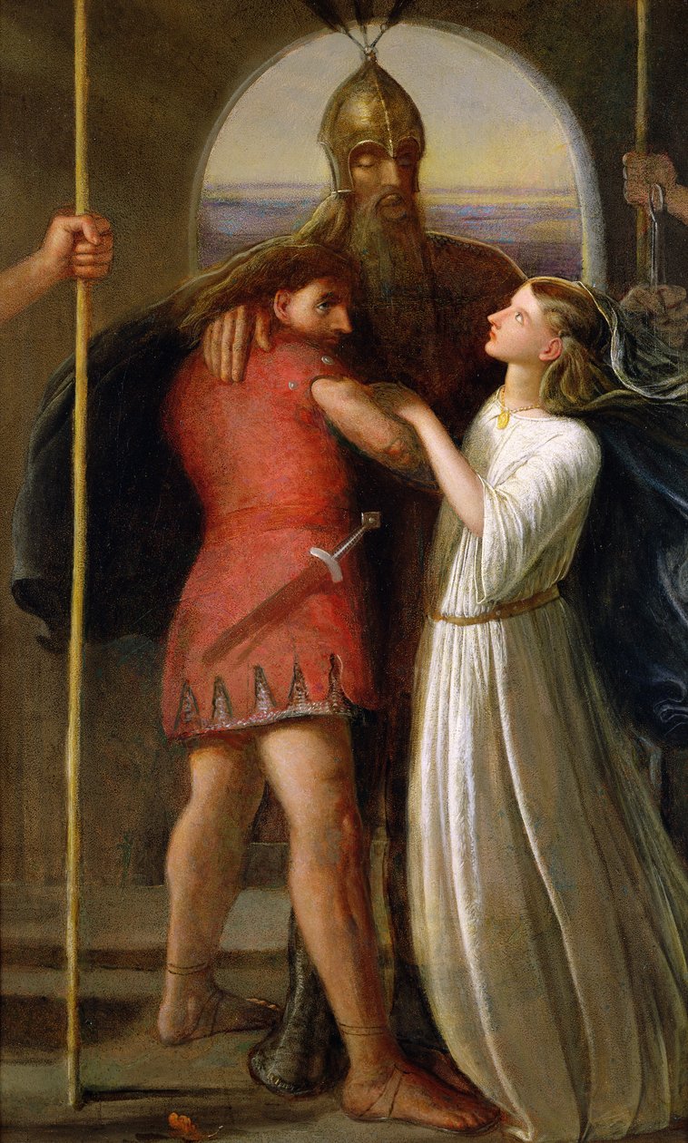 De dood van Graaf Siward door James Smetham