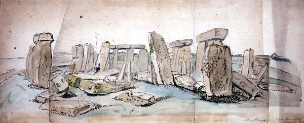Stonehenge door James Sowerby