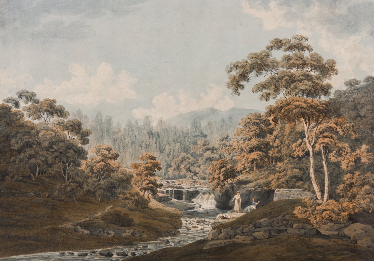 Peeblesshire: Habbies How, Peggys Pool en Carlops Hill door James Stevenson