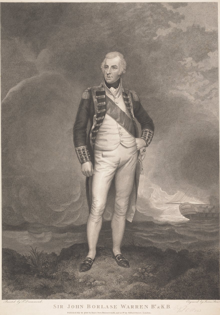 Sir John Borlase Warren door James Stow