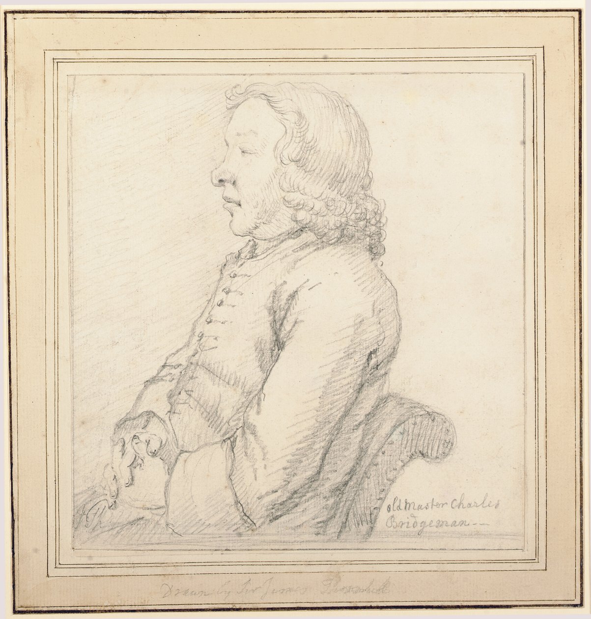 Portret van Charles Bridgeman door James Thornhill