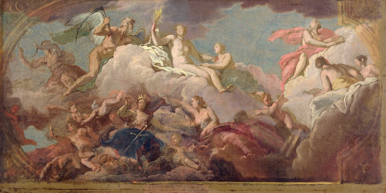 Tijd, Waarheid en Gerechtigheid door James Thornhill