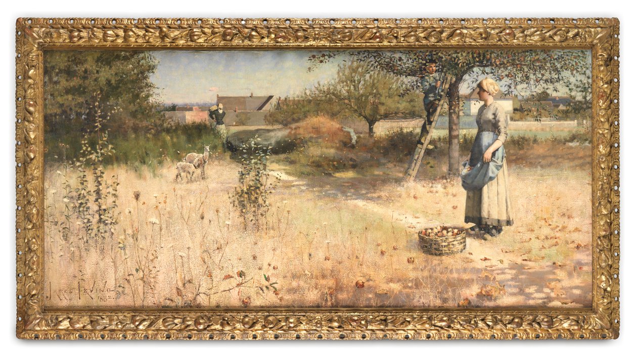 De appeloogst, Barbizon door James Thwaite Irving