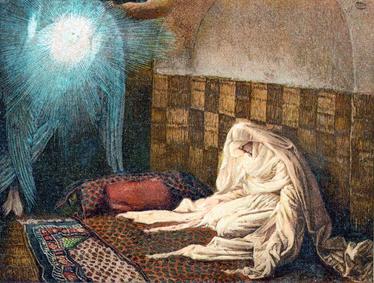 De Annunciatie, 1897 door James Tissot
