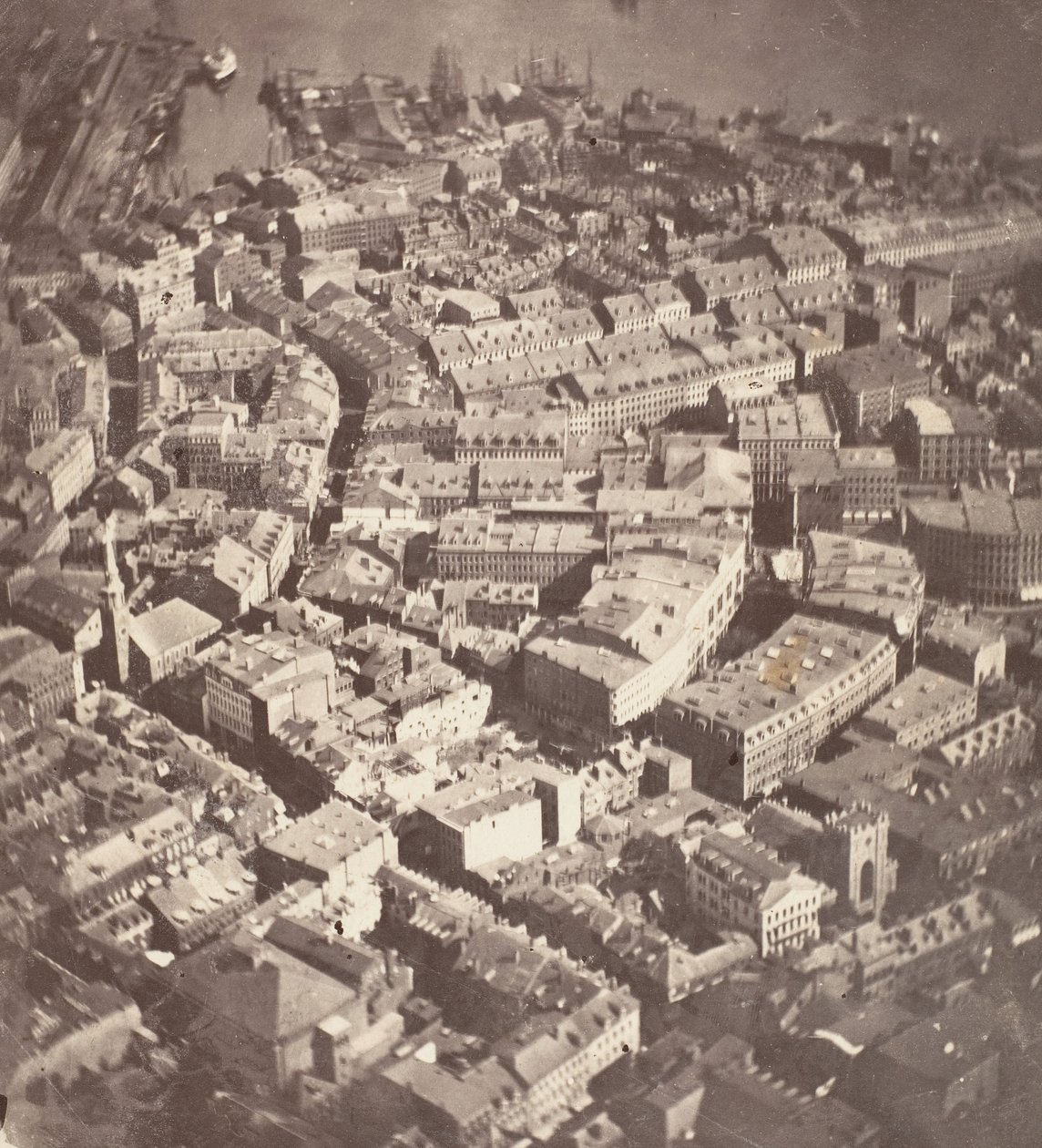 Boston, zoals de Adelaar en de Wilde Gans het Zien, 1860 door James Wallace Black