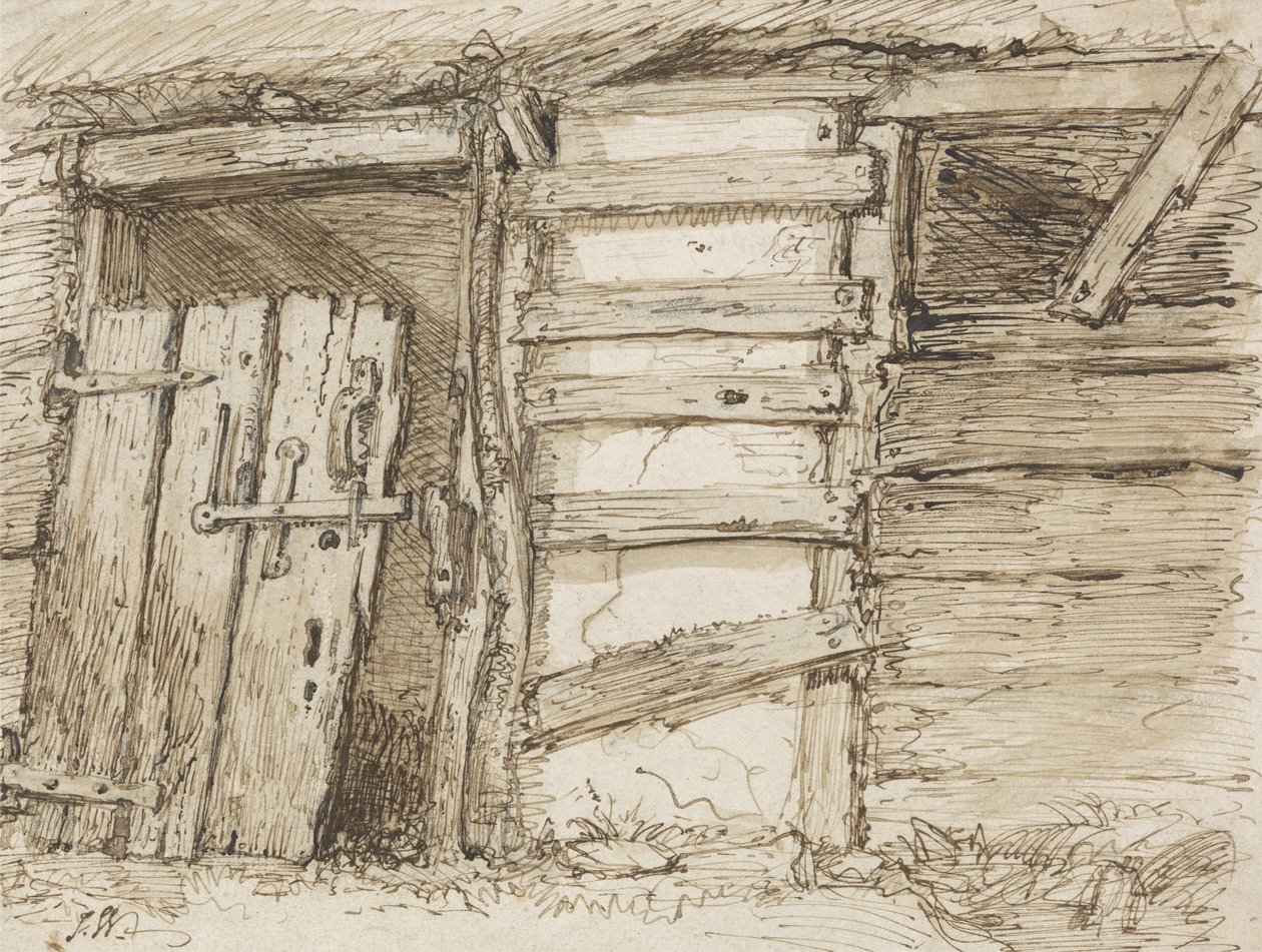 Een Buitentoiletmuur door James Ward