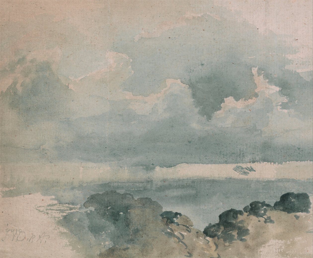 Studie van de hemel door James Ward