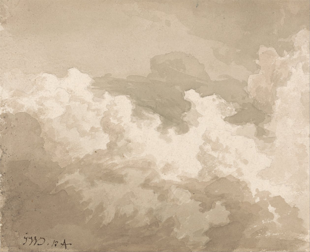 Studie van de hemel door James Ward