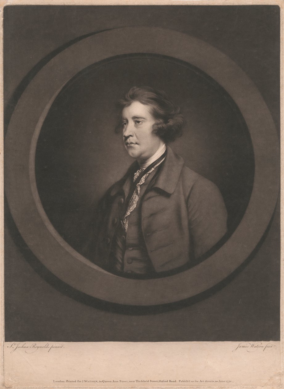 Edmund Burke door James Watson