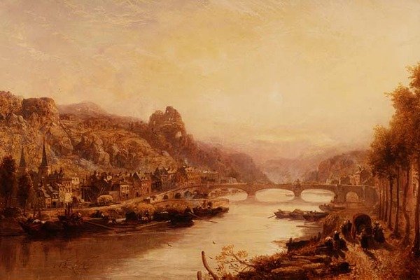 Het Kasteel van Beauvine, Durant België door James Webb
