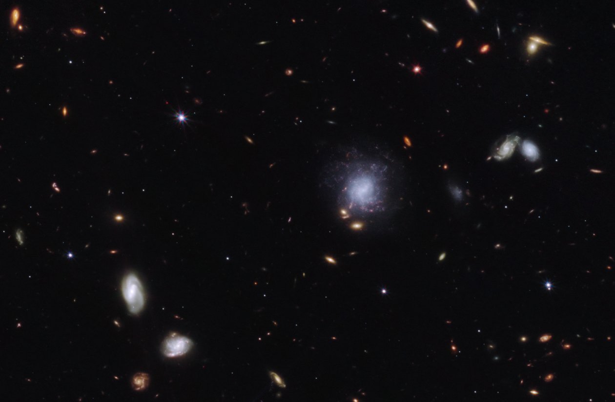 Kilonova en gastheer sterrenstelsel door James Webb Space Telescope (NASA)