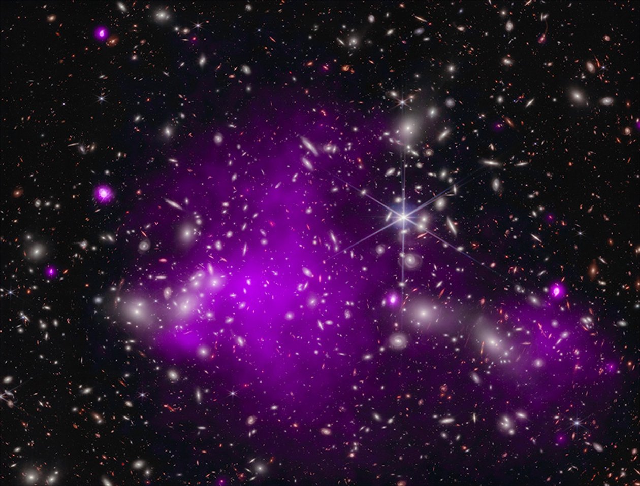 NASA-telescopen ontdekken recordbrekend zwart gat (zonder label) door James Webb Space Telescope (NASA)