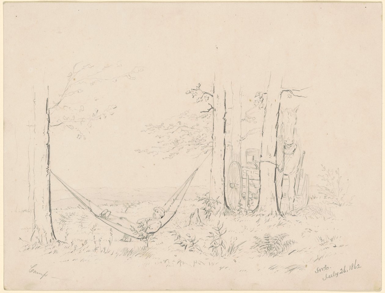 Kamp door James Wells Champney